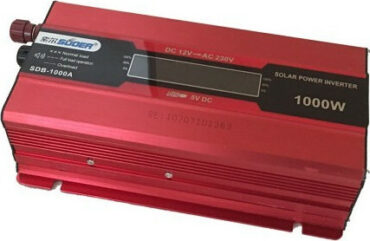 Suoer SDB-1000A Inverter Τροποποιημένου Ημιτόνου 1000W 12V Μονοφασικό